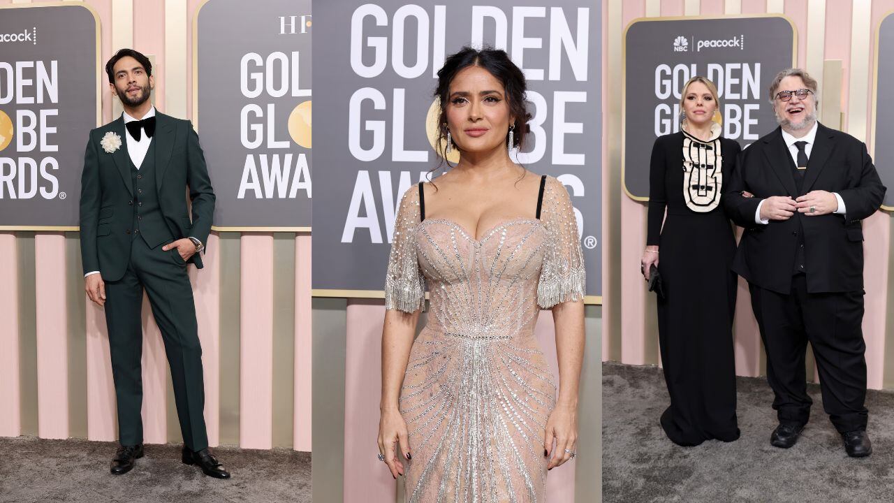 Mexicanos que brillaron en la alfombra roja de los Golden Globes