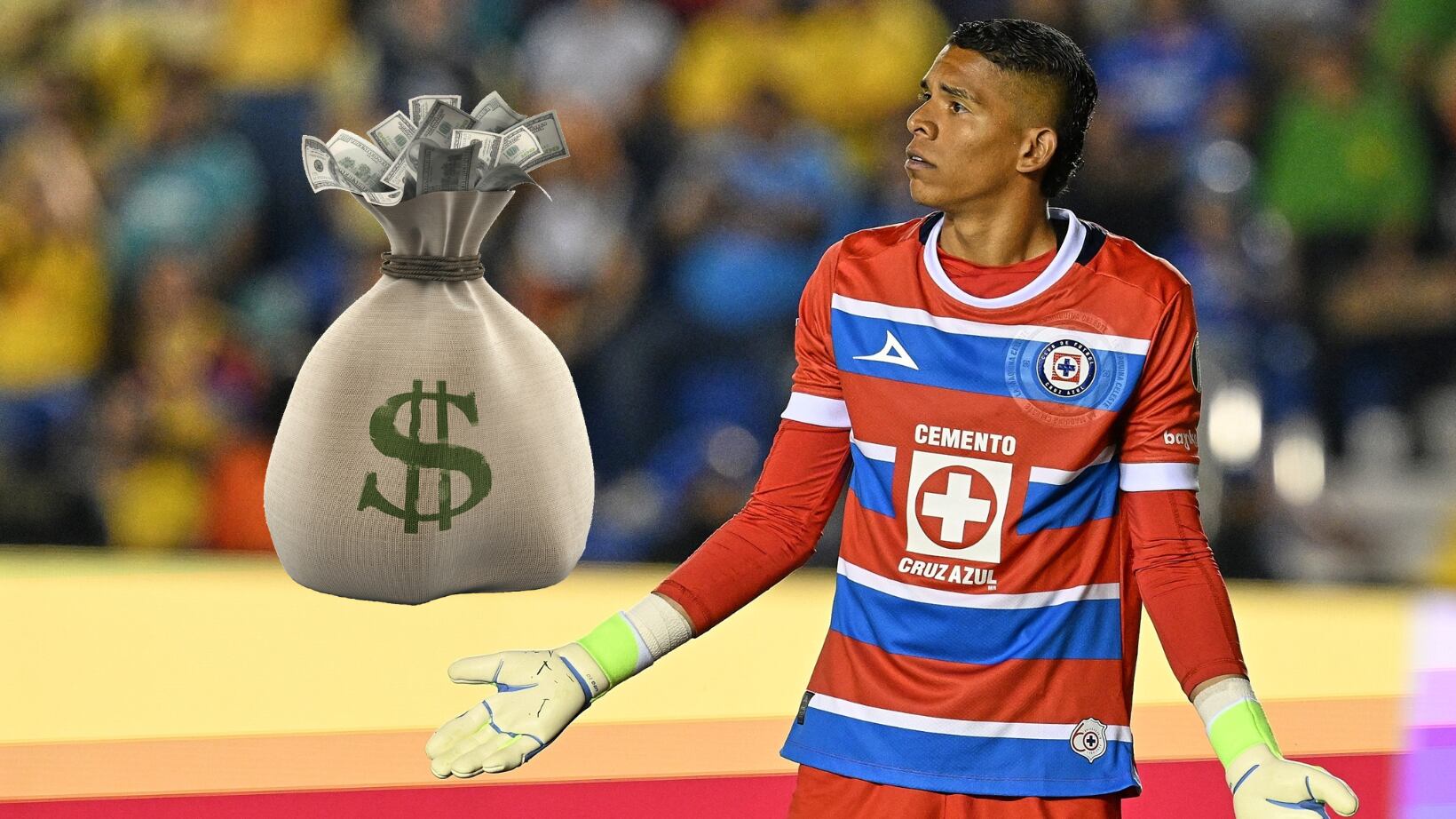 Kevin Mier fue acusado por los propios aficionados de Cruz Azul.