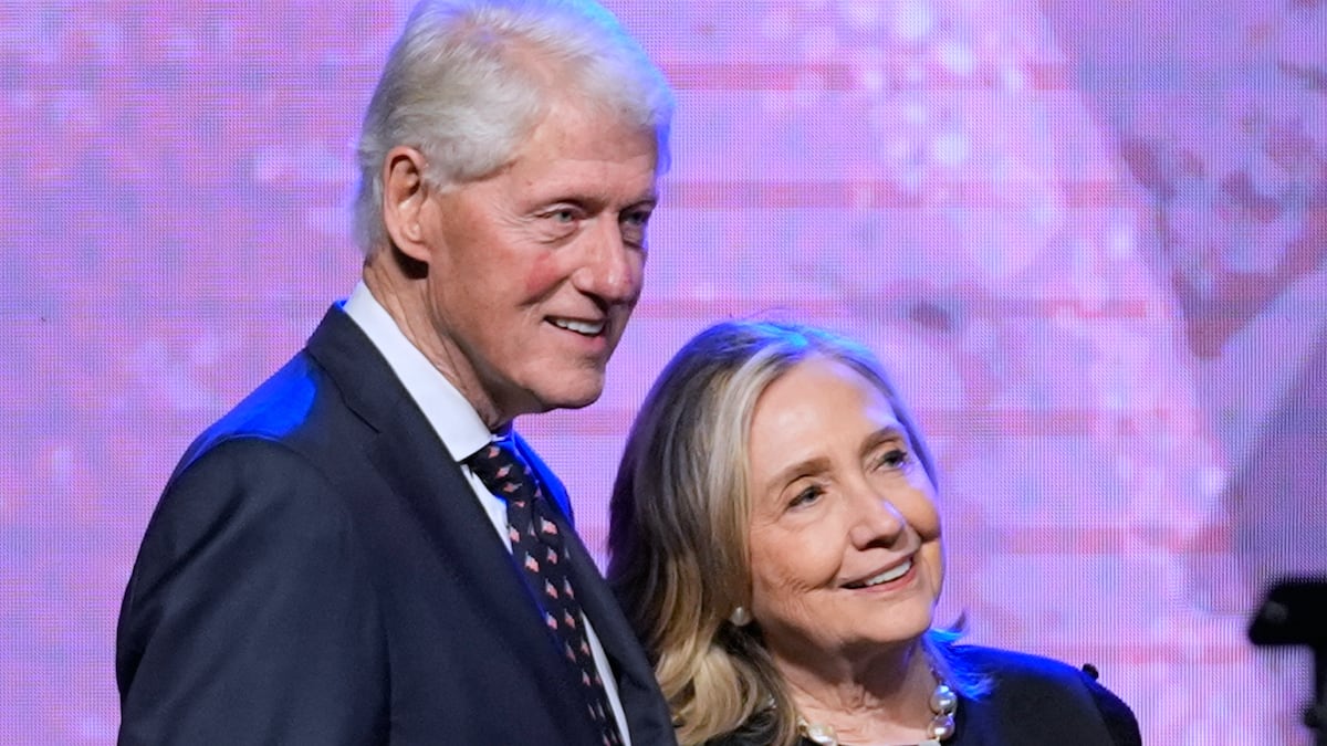 Bill y Hillary Clinton.