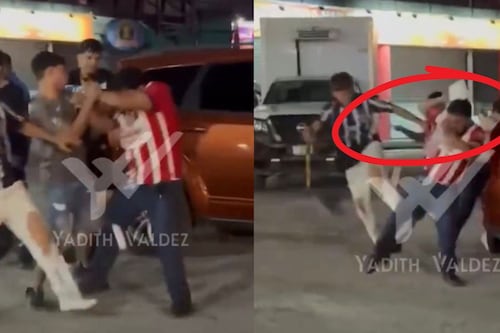 Video: Aficionados de Rayados persiguen y golpean brutalmente a seguidor de Chivas; hay detenidos