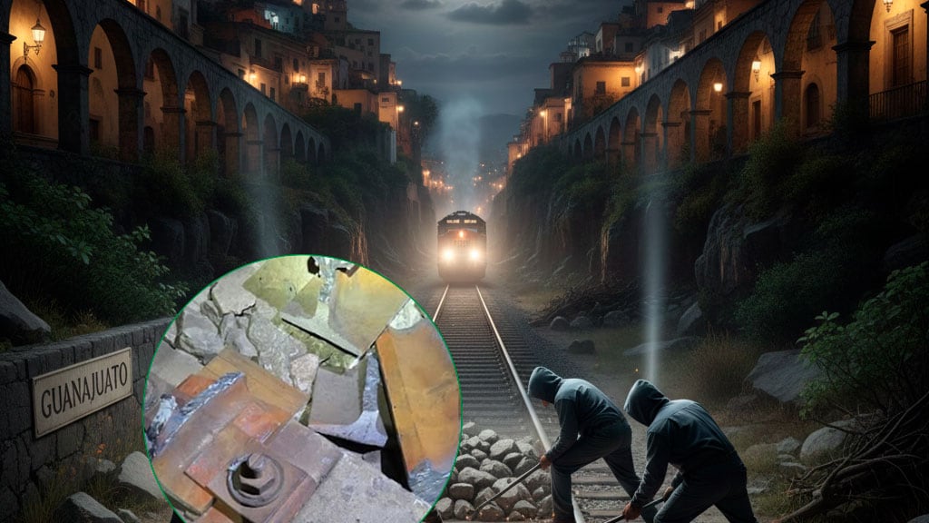Autoridades estatales y federales reforzaron la vigilancia en vías ferroviarias tras el intento de sabotaje detectado en la zona sur de Guanajuato.
