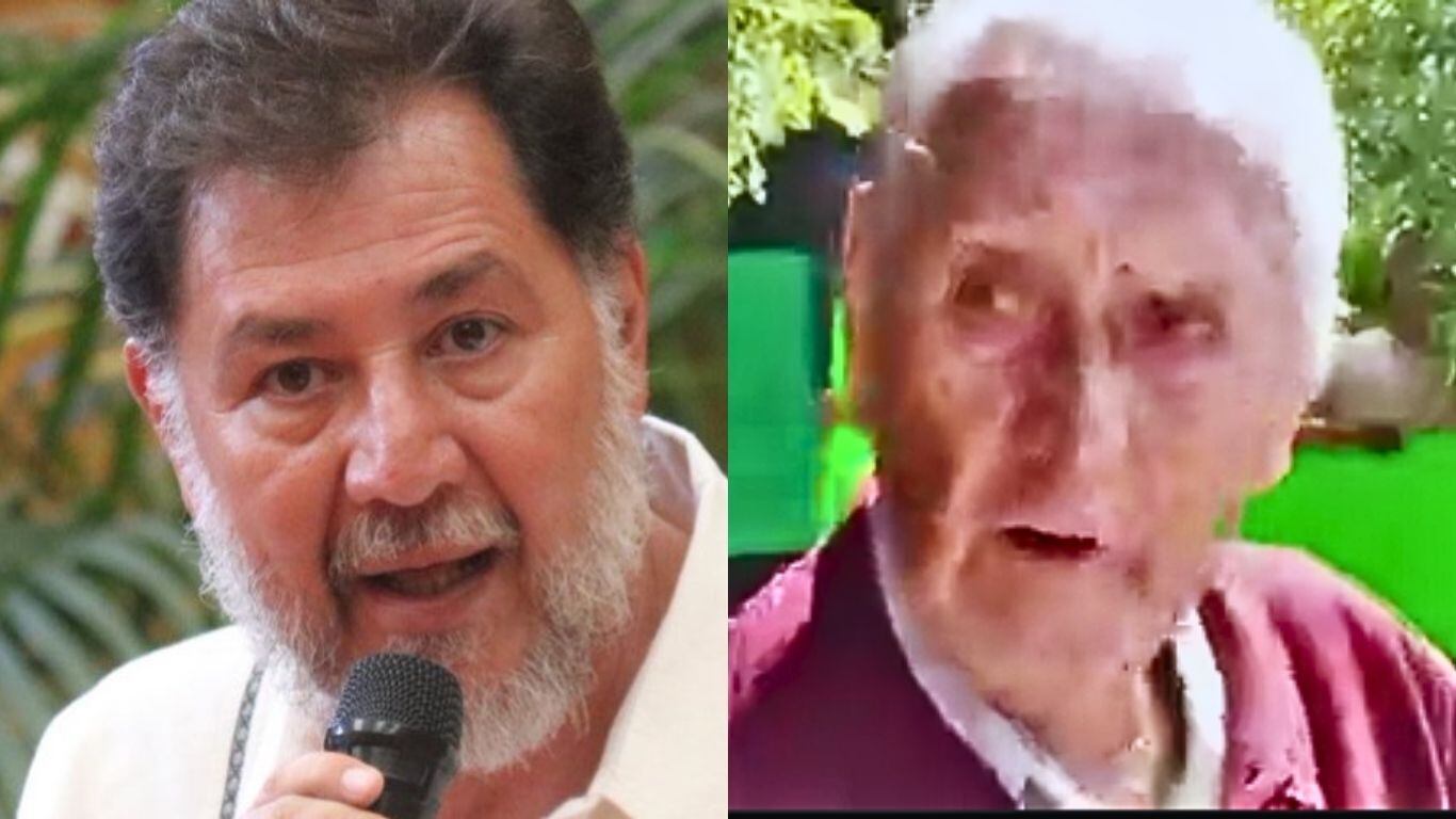 Manifestación en casa de Noroña en Tepoztlán