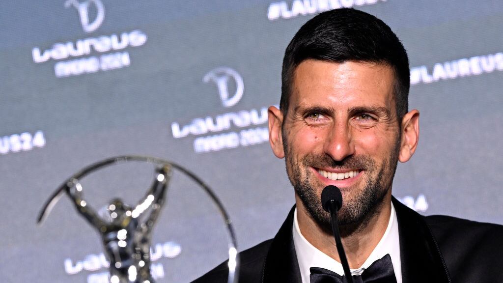 Djokovic ganó el Premio Laureus a deportista del año por quinta ocasión.