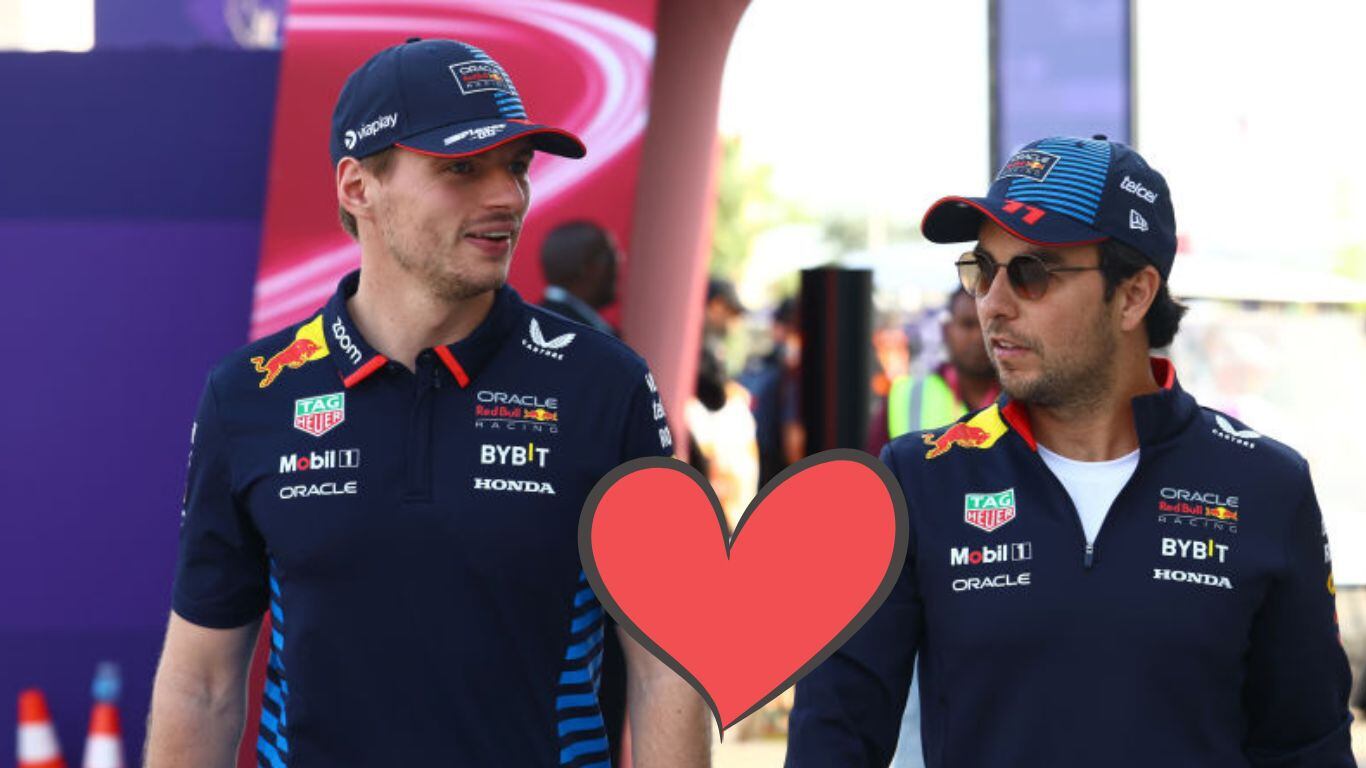 Sergio Pérez y Max Verstappen