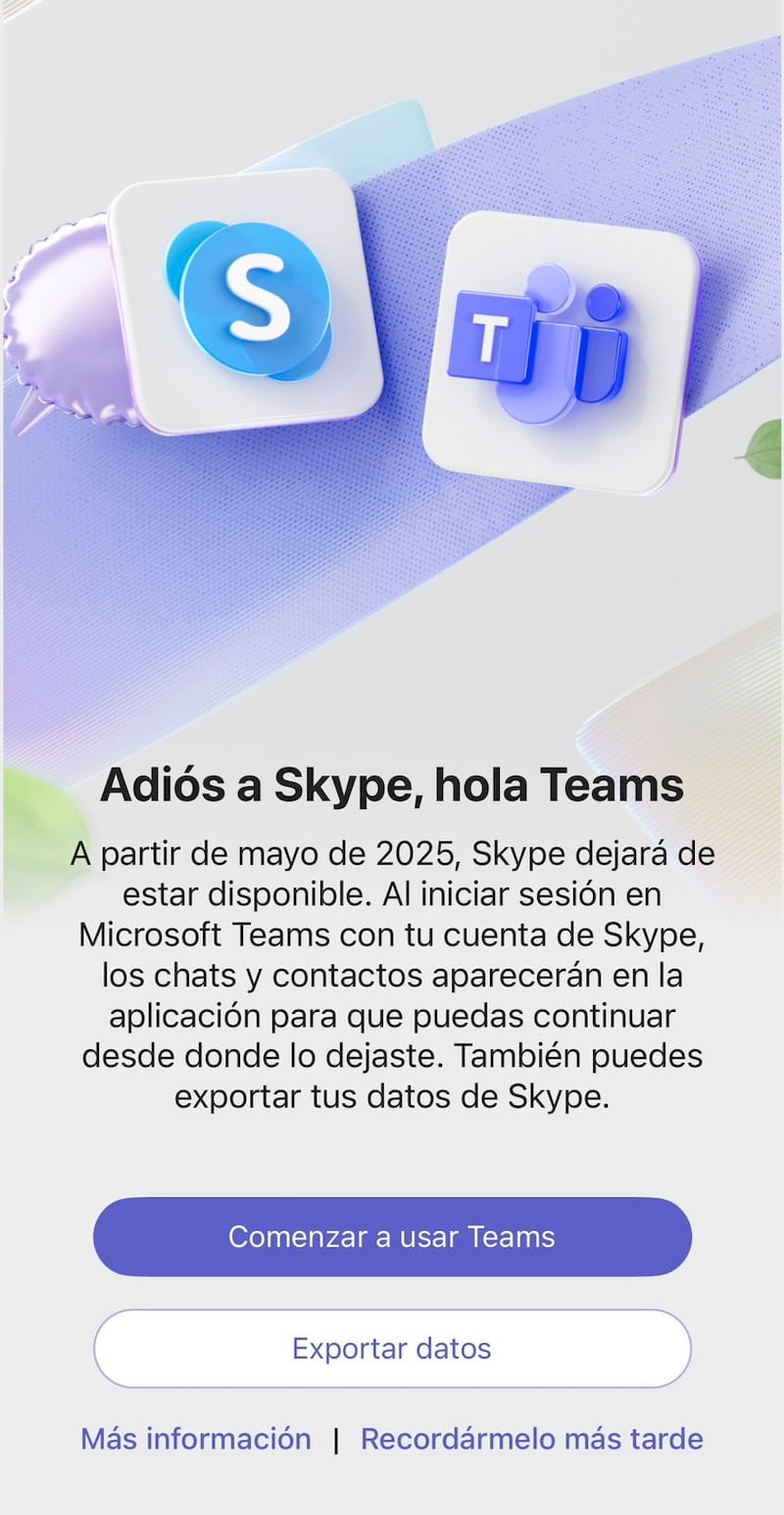 ¡Adiós para siempre! Skype desaparece en 2025; Microsoft elimina la app por esta razón