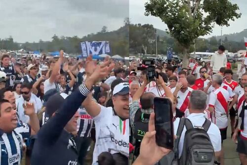 Aficionados de Rayados y River protagonizan insólita guerra en el Mundial de Clubes