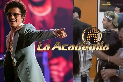 Bruno Mars es team ‘La Academia’; sus músicos dieron clases a los alumnos