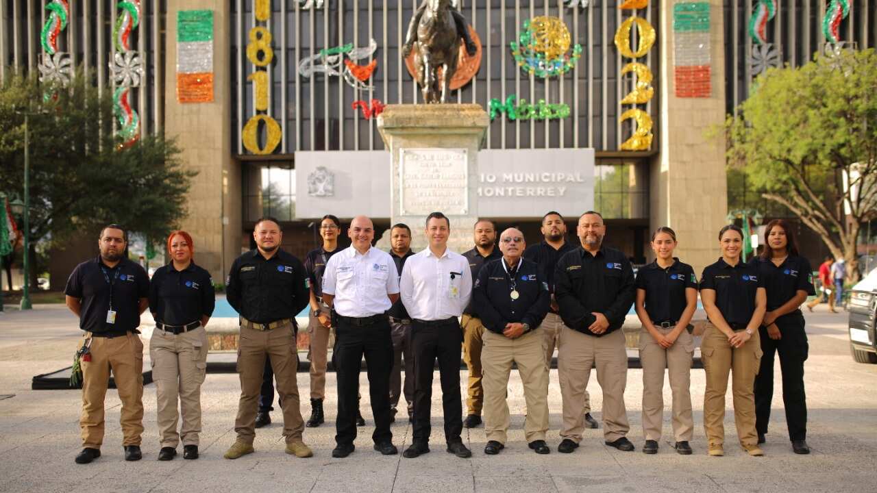 Colosio Riojas encabezó la ceremonia del Día de Protección Civil.