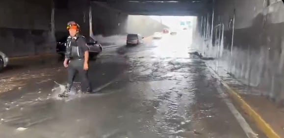 Monterrey bajo la lluvia