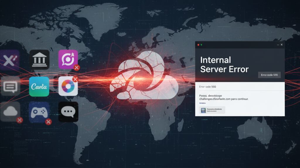 Usuarios quedan atrapados en bucles de verificación de seguridad debido a problemas críticos en la red de Cloudflare.