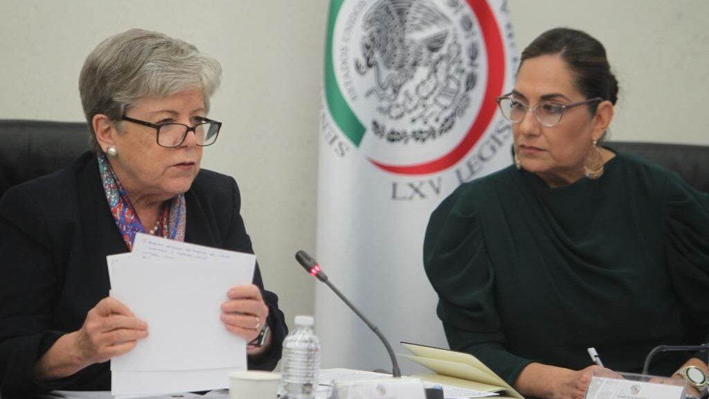 Alicia Bárcena, secretaria de Relaciones Exteriores, en comparecencia ante la Comisión de Relaciones Exteriores del Senado