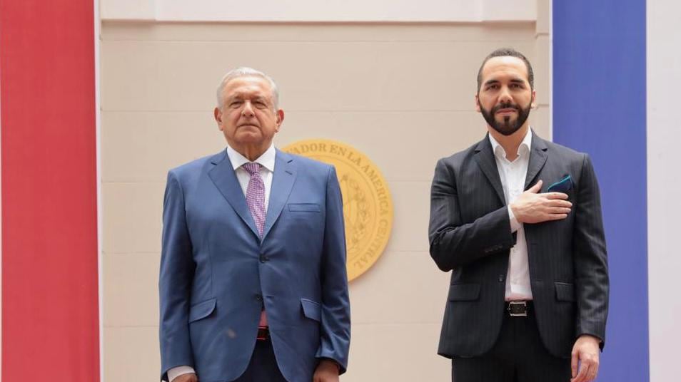 El presidente López Obrador realizó su primera visita oficial a El Salvador