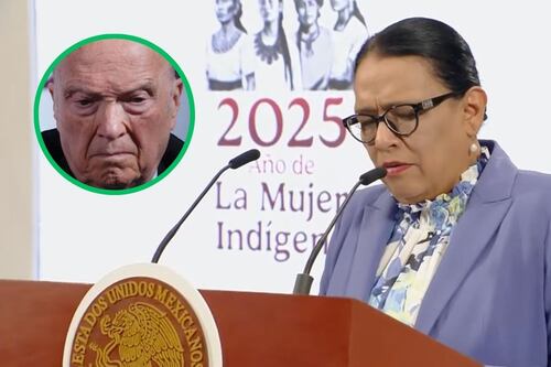 Rosa Icela desmiente problemas de salud de Gertz Manero tras filtración de ficha médica