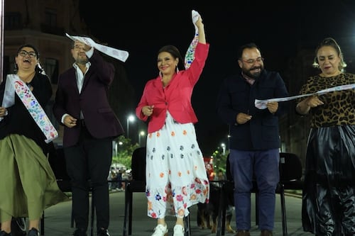 Clara Brugada presenta nuevo rostro del Centro Histórico con 57 kilómetros de iluminación