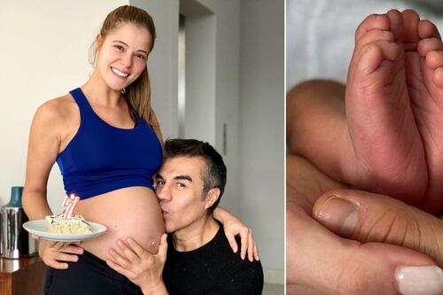 Mira la faceta de Adrián Uribe como papá