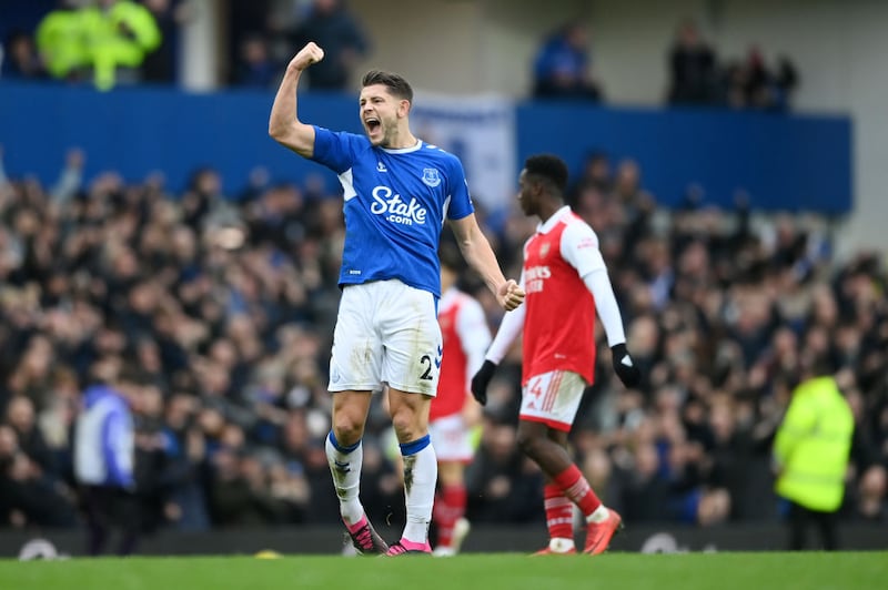 James Tarkowski le dio el triunfo tan vital al Everton en la jornada 22 de la Premier