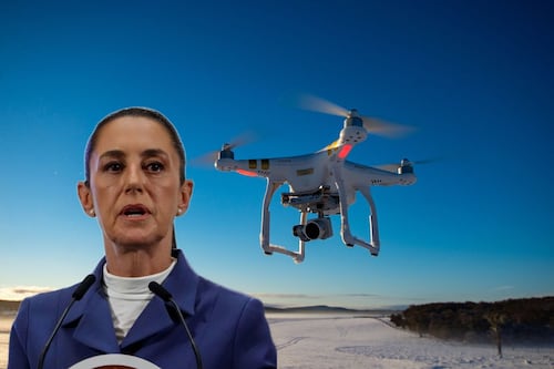 Drones del narco en Texas: Sheinbaum rechaza acusaciones y llama a no especular