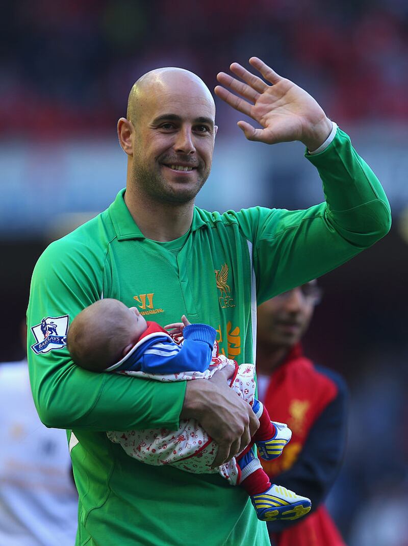 Pepe Reina fue portero del Liverpool entre 2013 y 2014