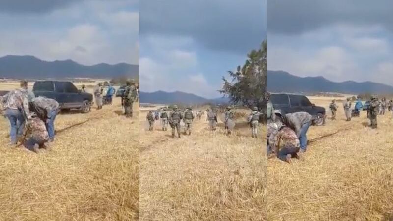 Huchicoleros en Hidalgo retiran manguera de ducto son que intervengan militares