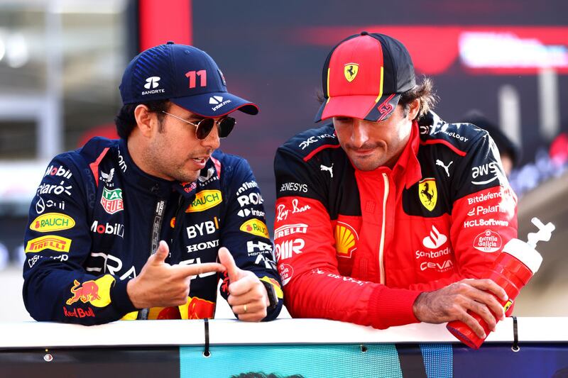 Checo Pérez-Carlos Sainz