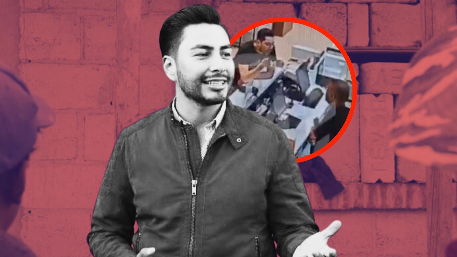 El alcalde de Cuyoaco fue grabado discutiendo con empleados en Angelópolis durante una devolución, acompañado de su pareja y escoltas.