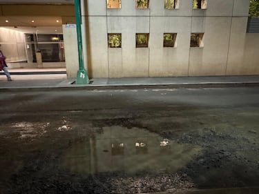 Enormes baches convierten calles de Polanco en una 'zona de guerra'