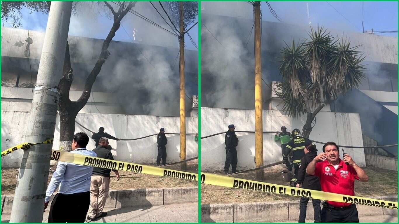 ¿Cómo apagan los bomberos un incendio en CDMX?