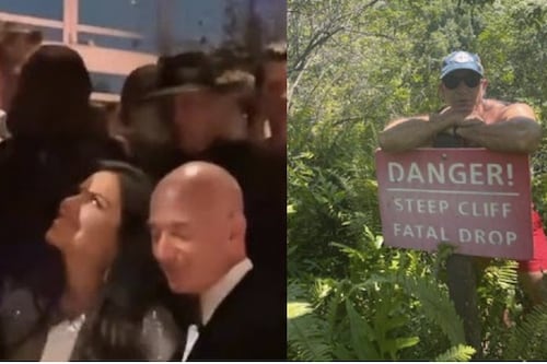 Jeff Bezos reacciona a los coqueteos de su novia con Leonardo DiCaprio