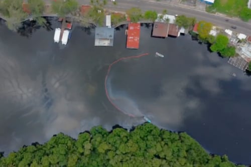 ¡Crisis ecológica! Derrame de crudo contamina el Río Seco y amenaza playas de Tabasco