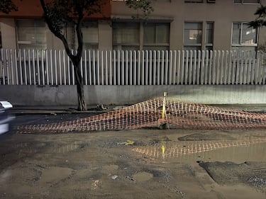 Enormes baches convierten calles de Polanco en una 'zona de guerra'