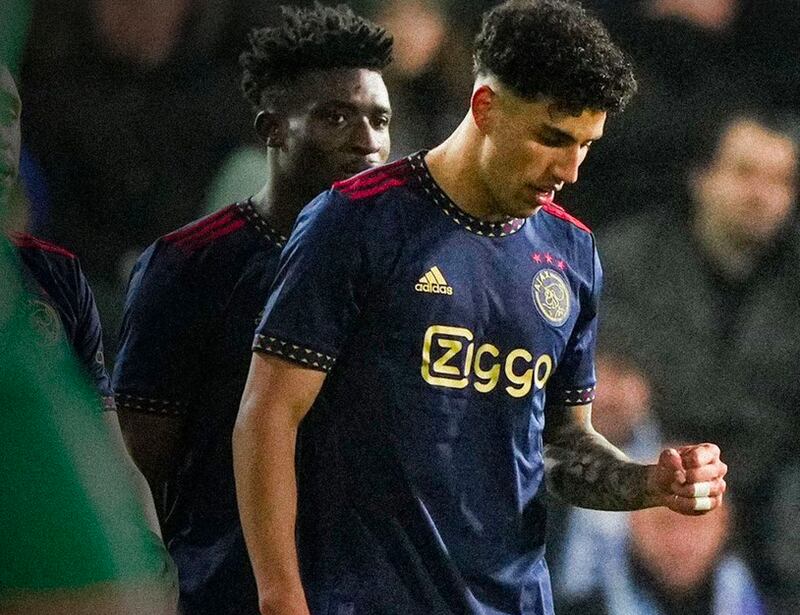Jorge Sánchez marcó su segundo gol con el Ajax.