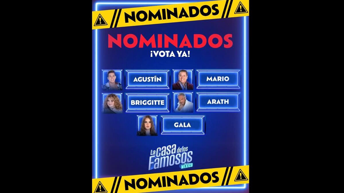 Nominados La Casa de los Famosos México