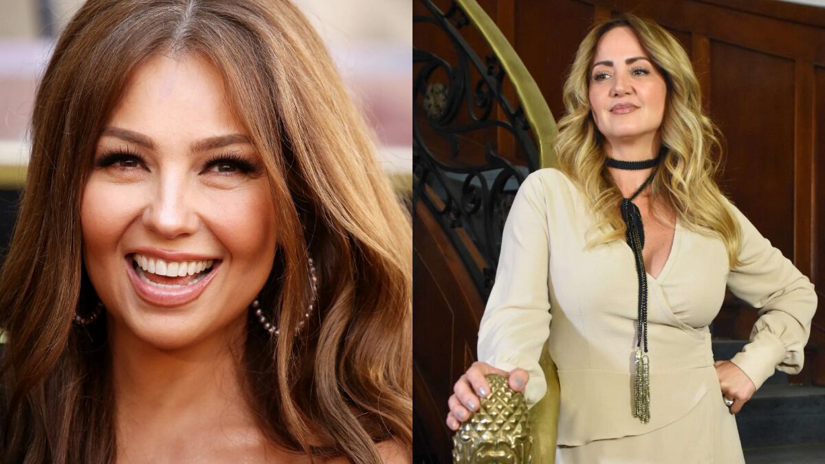 Thalía y Andrea Legarreta