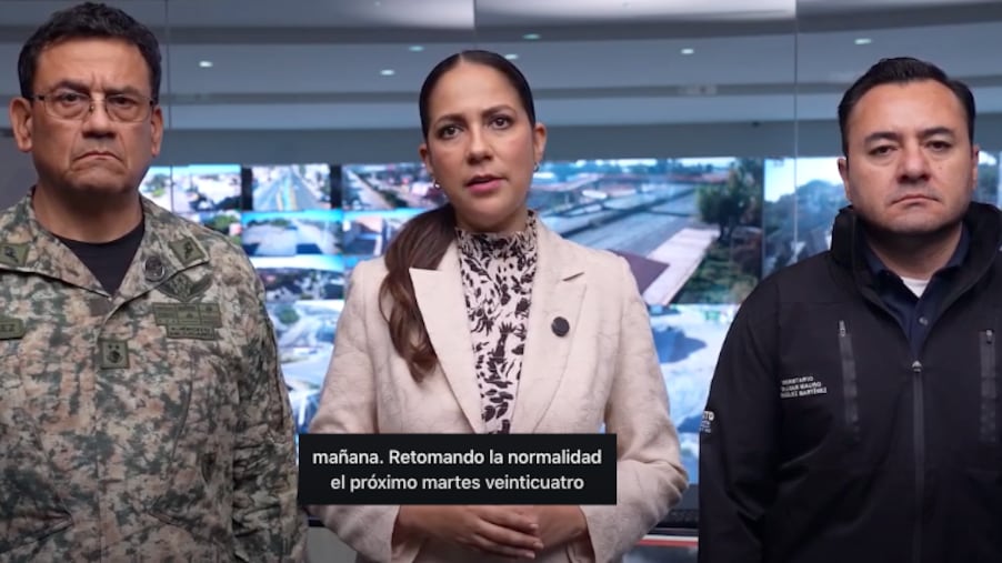 Gobernadora informa desde el C5i suspensión preventiva de clases y saldo blanco en el estado