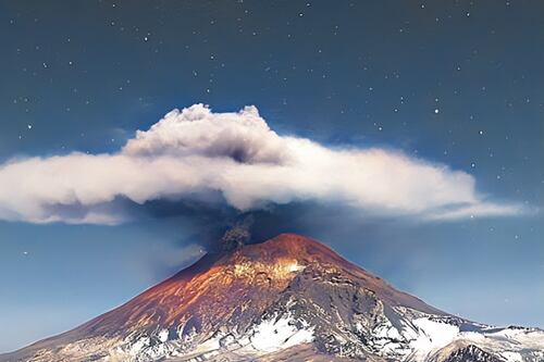 Las impresionantes fotos que dejó la actividad del Popocatépetl