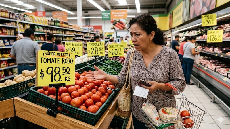 Sin carne ni chile en tu mesa: supermercados inflan precios hasta 10 veces