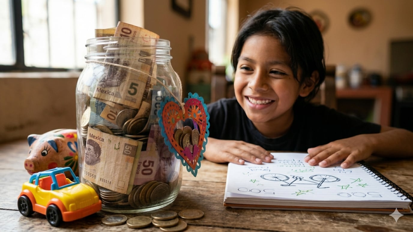 Aprender ahorro, metas y uso del dinero desde niños mejora las decisiones financieras y reduce errores que afectan su futuro económico como adulto.