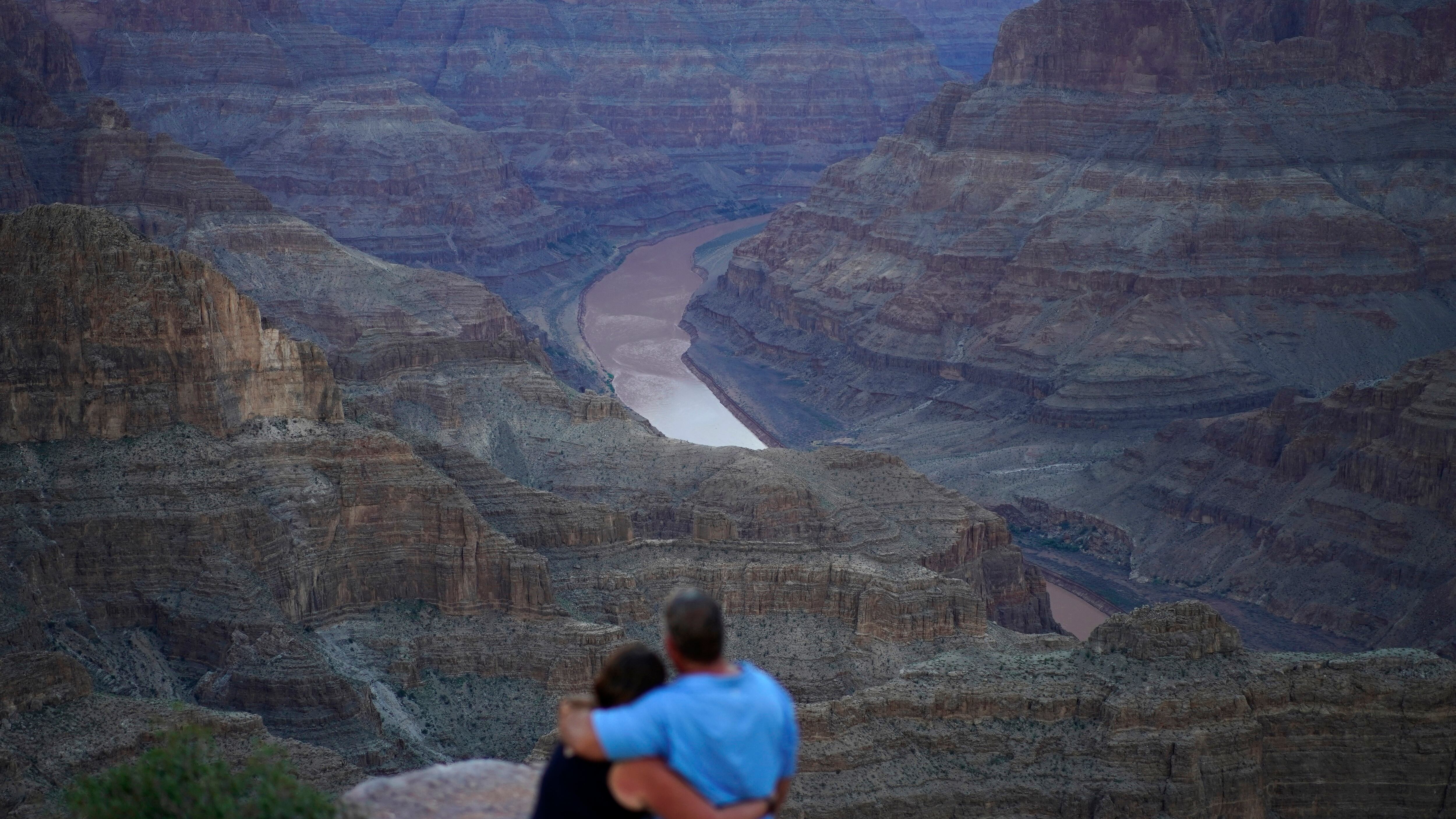 Vista del río Colorado desde el noroeste de Arizona.