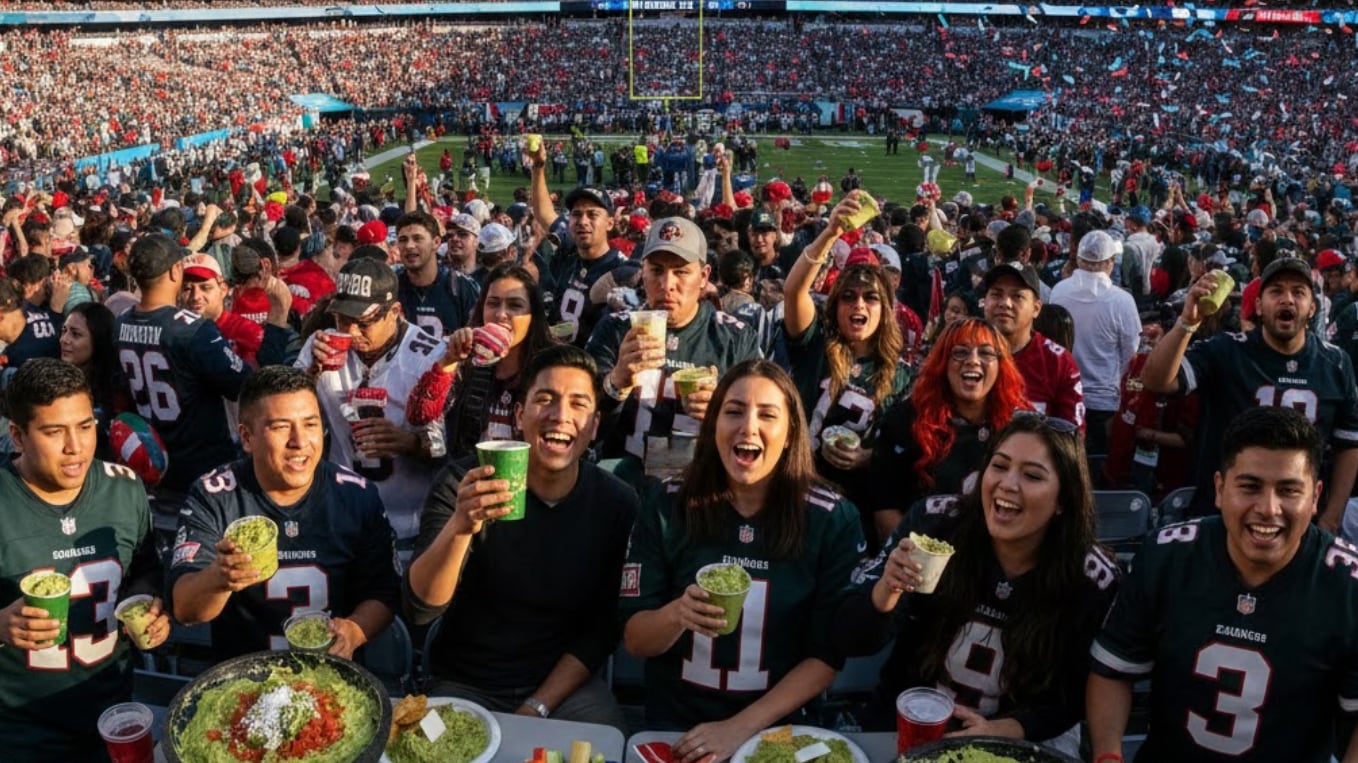 Aguacate en el Súper Bowl