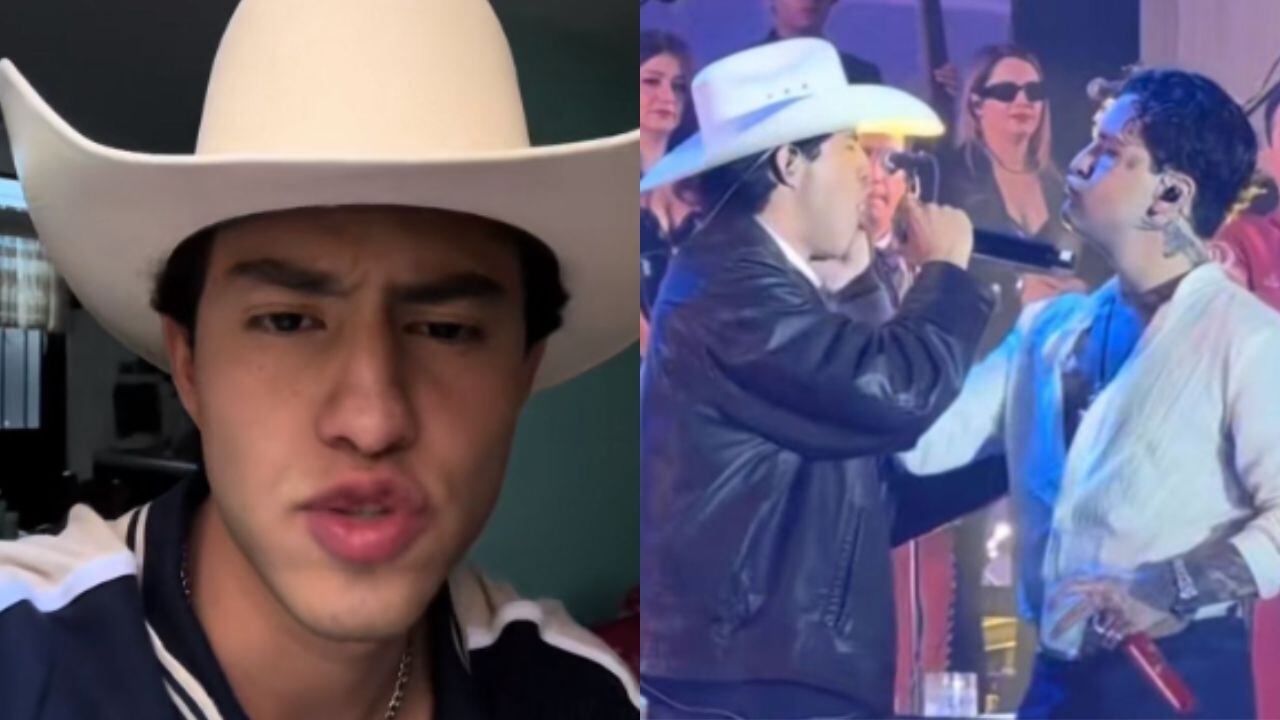 Christian Nodal y Ángel Mata