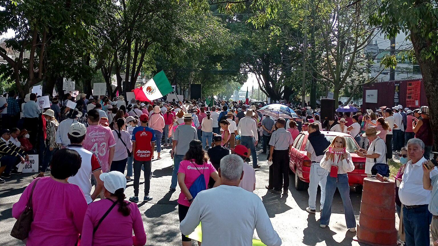 Autoridades estatales reportaron saldo blanco en la movilización.