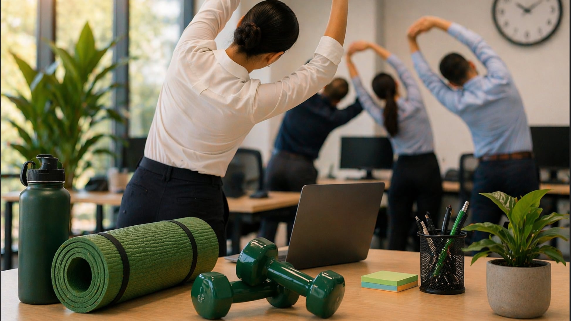ejercicio en el trbajo