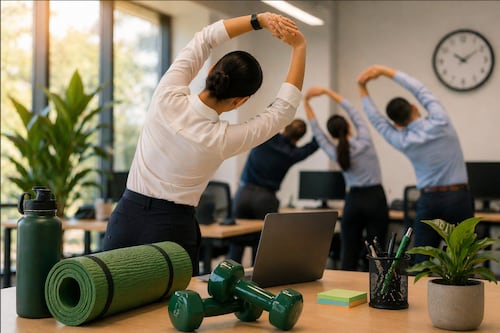 Ejercicio por decreto: proponen pausas obligatorias en el trabajo para reducir sedentarismo y estrés