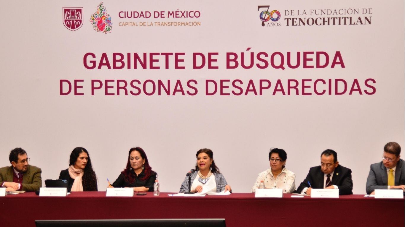 Instala en la CDMX el gabinete de búsqueda de personas desaparecidas