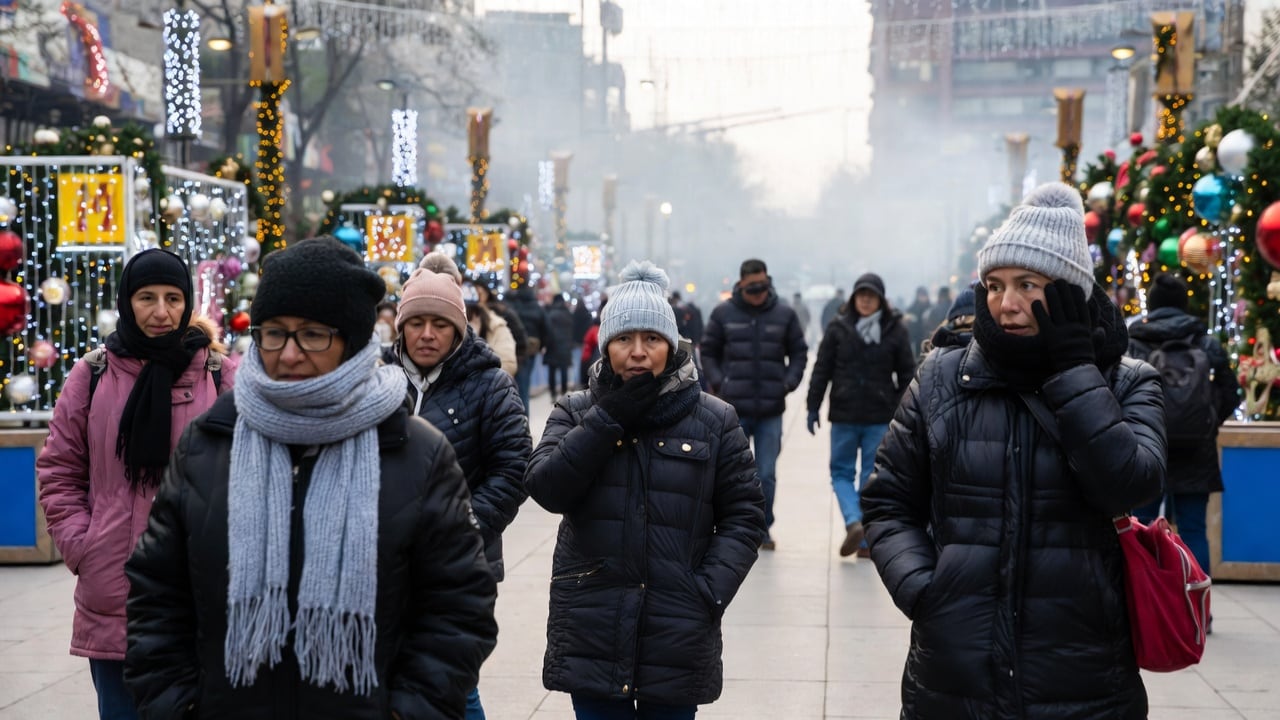 El ingreso del frente frío número 27 y la pérdida de calor nocturna explican el descenso térmico previsto para la capital