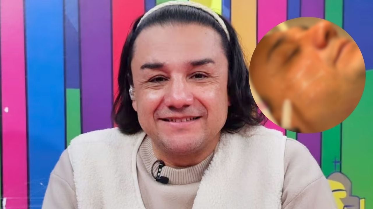 El conductor de televisión sorprendió utilizando 'esperma de salmón' en la cara