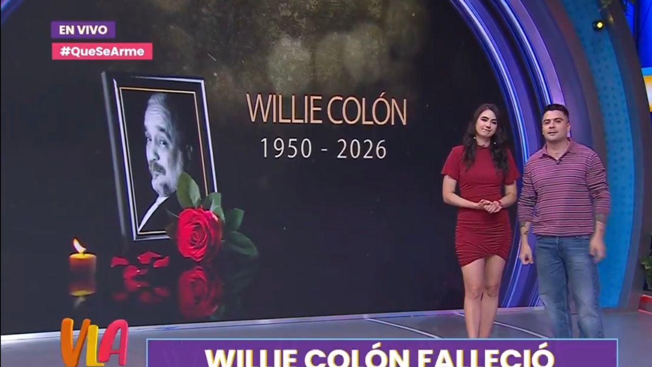 El programa matutino anunció la muerte del cantante Willie Colón