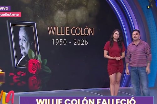 Video: ‘Venga la alegría’ anuncia en vivo la muerte de Willie Colón: “uno de los máximos exponentes de la salsa”