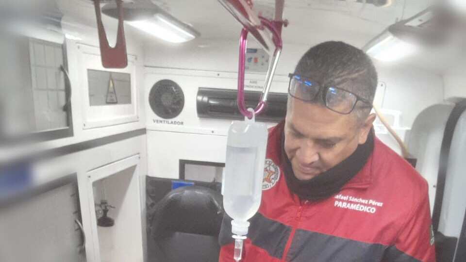 Bomberos atienden parto fortuito.