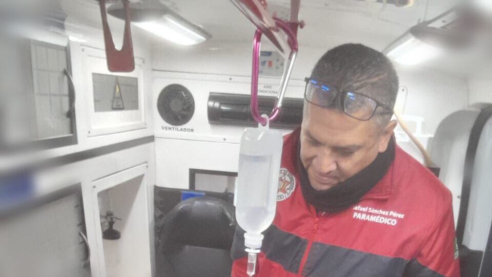 Bomberos atienden parto fortuito.